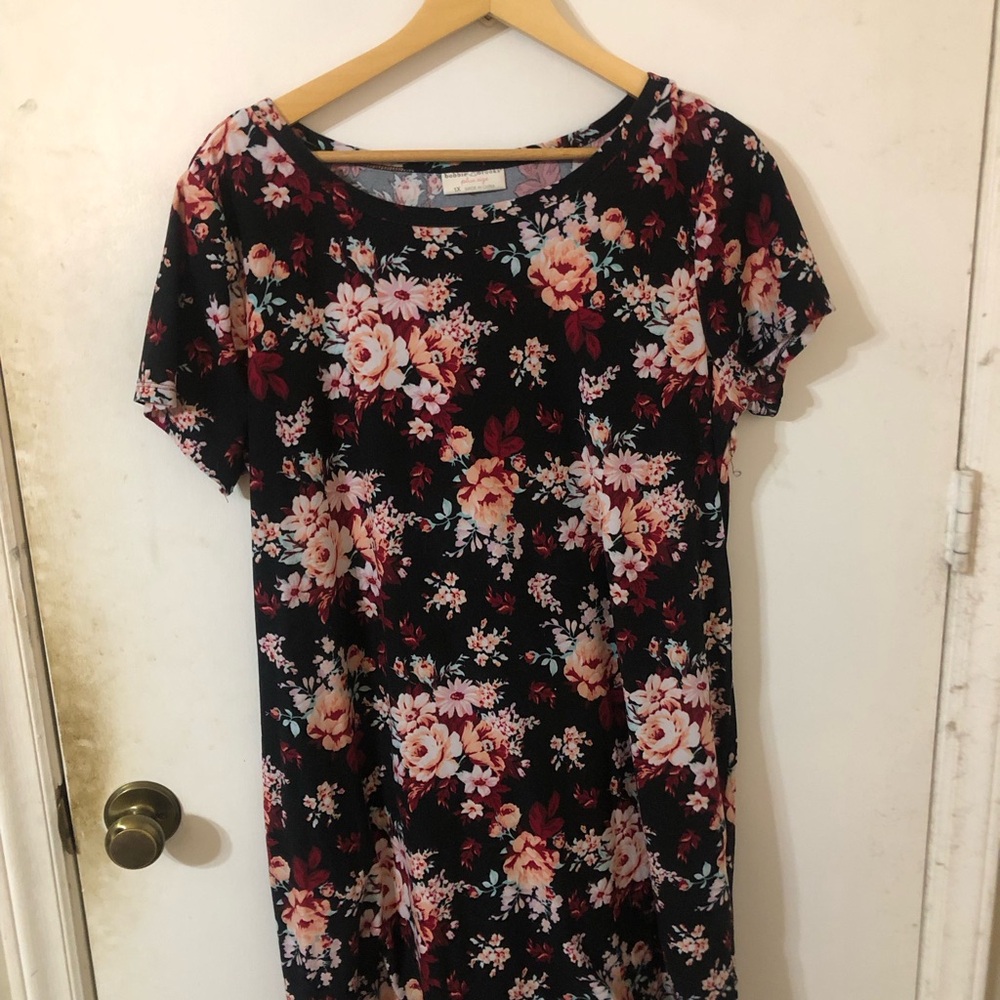 Floral Short Sleeve Dress